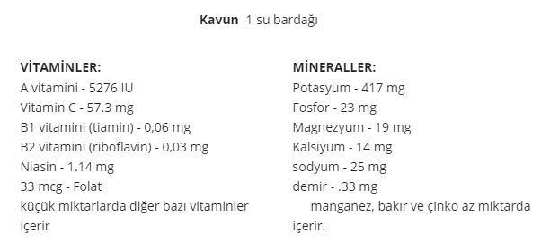 bebeklere karpuz ile kavun ne zaman ve ne kadar verilir