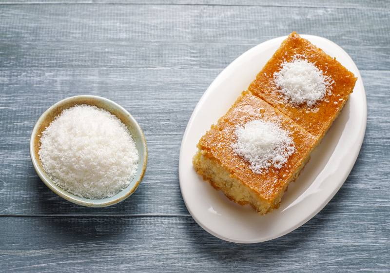 homemade turkish dessert semolin