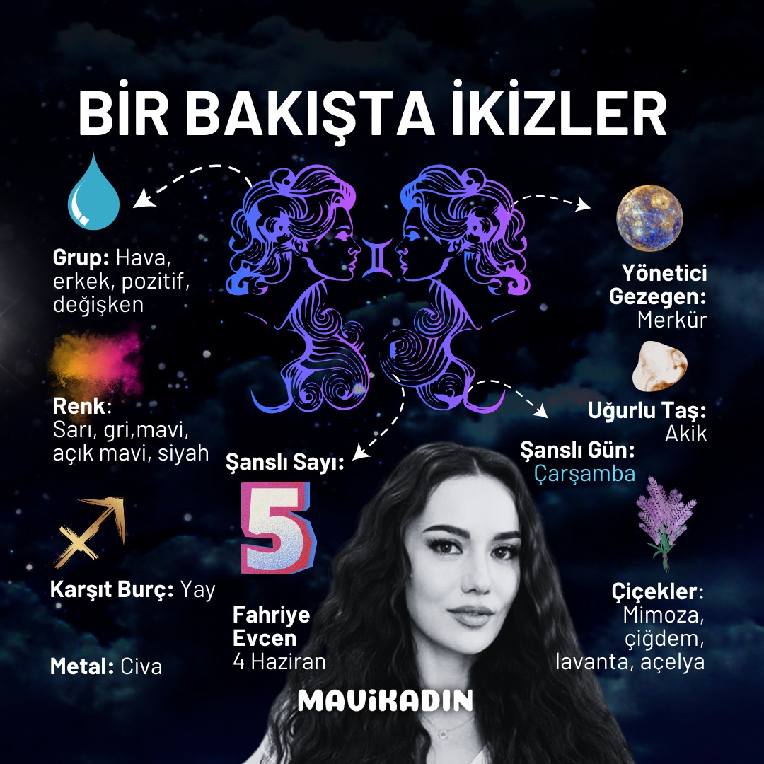 Bir bakışta ikizler burcu özellikleri