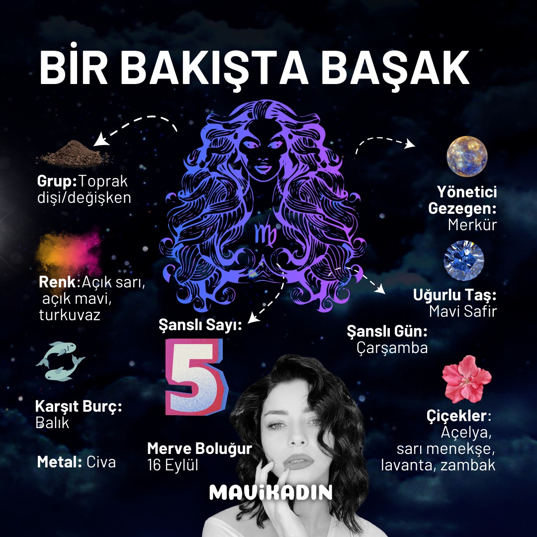 Bir bakışta Başak burcunun özellikleri.