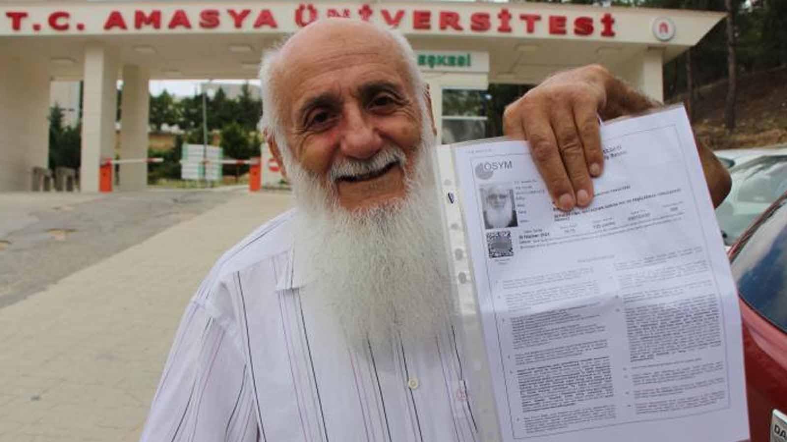 82 yasinda 4 uncu defa dgs ye girdi mezara kadar okumak istiyorum