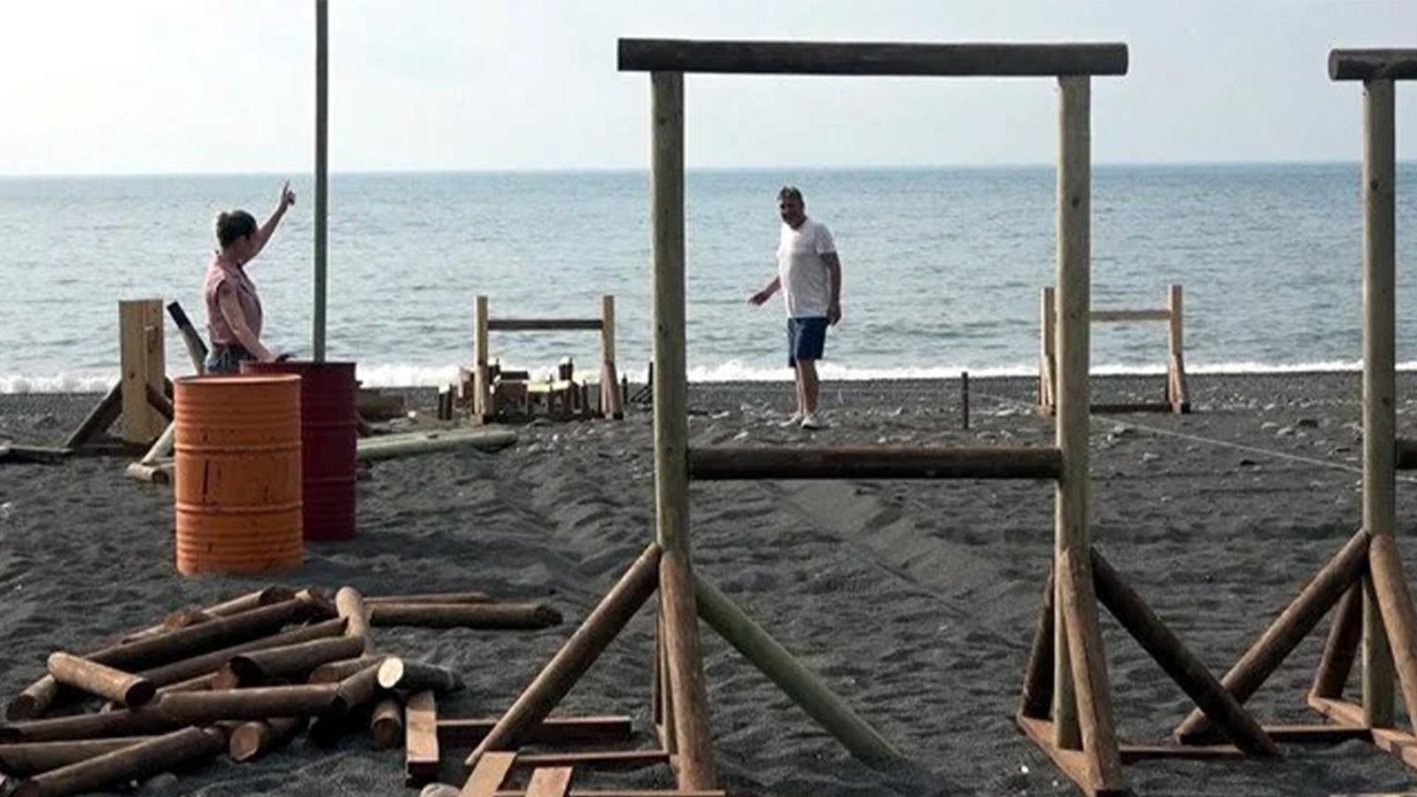 bartin da survivor heyecani parkurlar kuruldu 2 gun icinde cekimler baslayacak