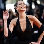 bella hadid kefiye elbisesiyle cannes da sov yapti