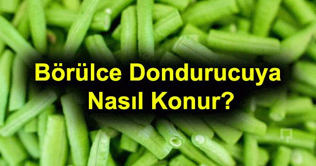 borulce nasil saklanir buzluga nasil konur resimli anlatim