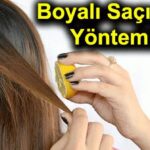 boyali sac rengini acmak icin dogal yontemler nelerdir