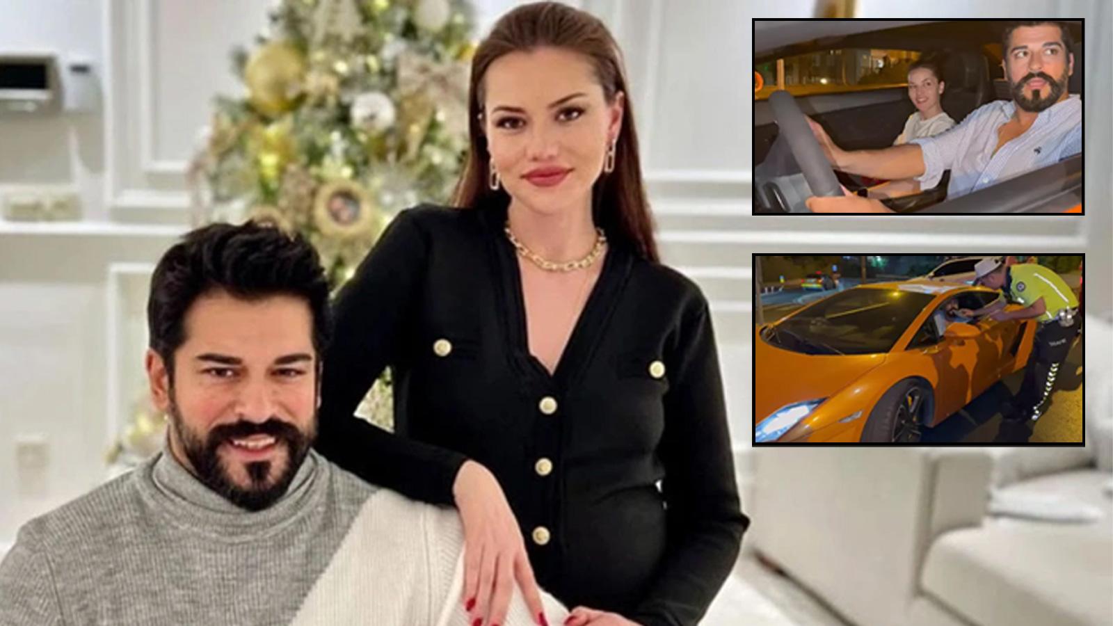 burak ozcivit fahriye evcen in yeni araci polis cevirmesine takildi degeri dudak ucuklatti