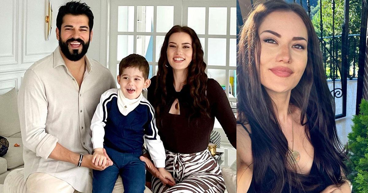 fahriye evcen den hayranlarini heyecanlandiran fotograf oglu kerem i ilk kez paylasti