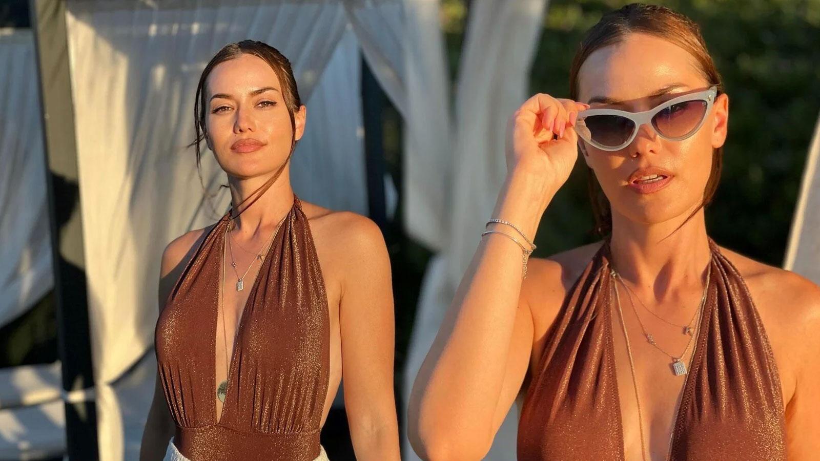 fahriye evcen in tatil fotograflarina sosyal medyada yogun ilgi