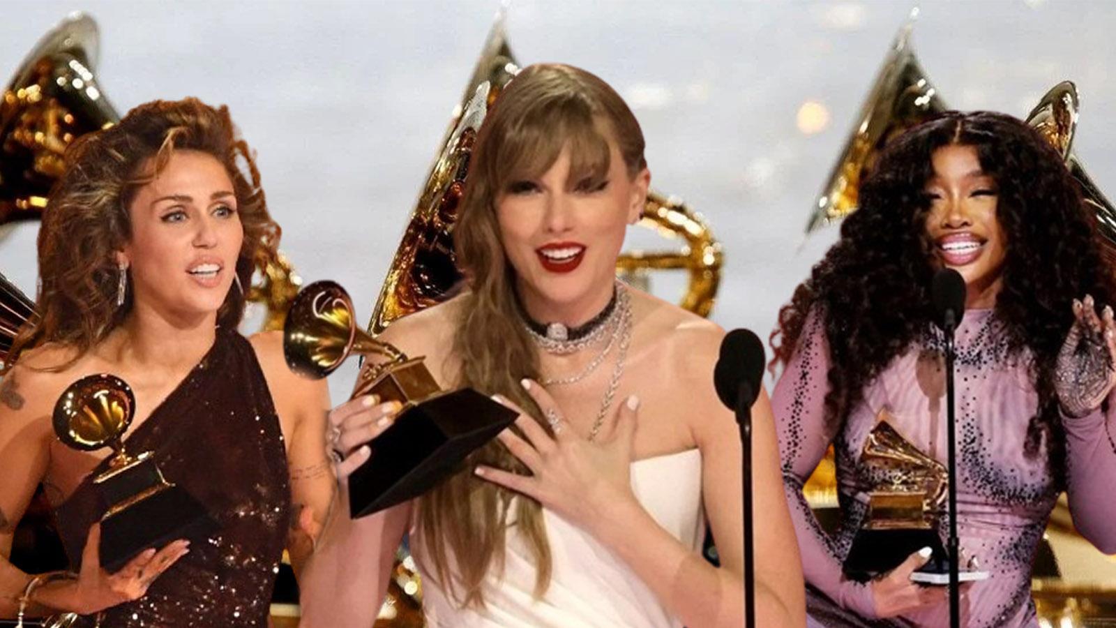 grammy odulleri sahiplerini buldu taylor swift geceye damgasini vurdu