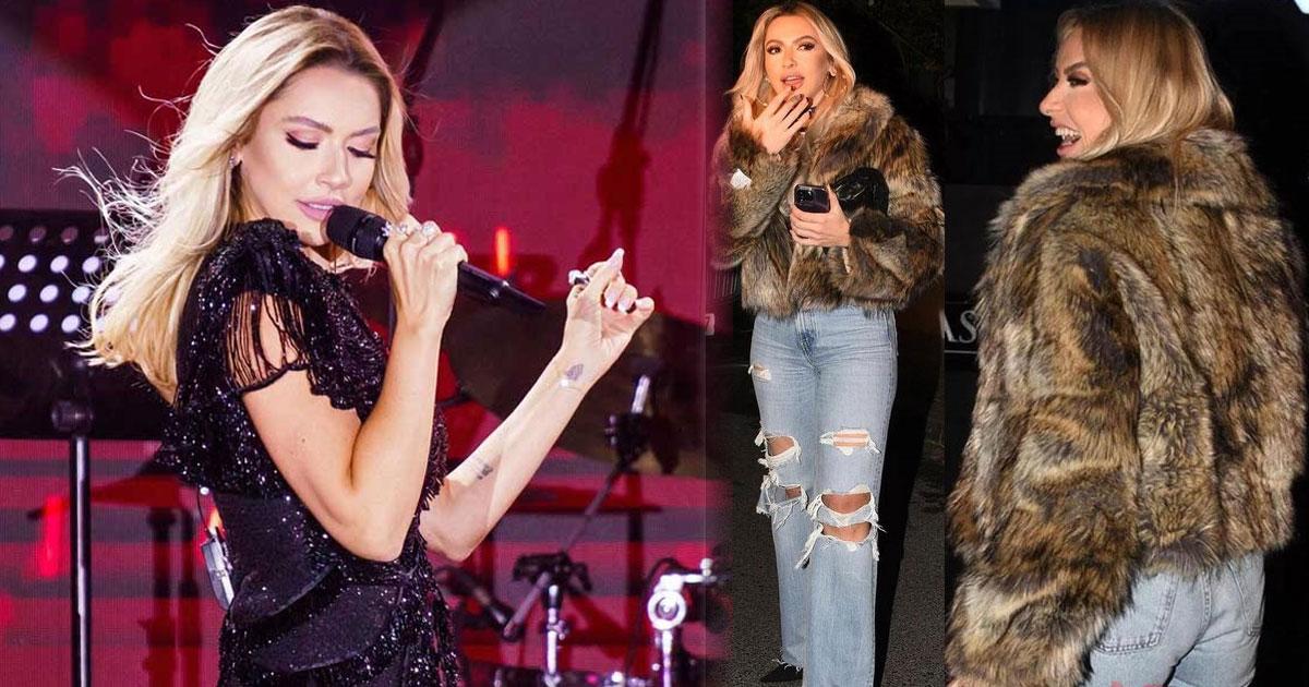 hadise nin tarzina odedigi para dudak ucuklatti