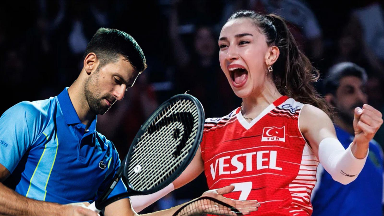 hande baladin ile tanisan djokovic ten ovgu dolu sozler ona ve voleybol takiminiza iyi sanslar diledim