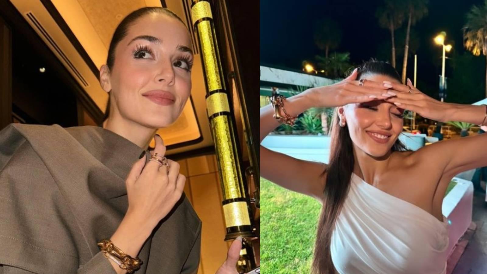 hande ercel in hediye paketine benzetilen cannes tarzi gundem oldu