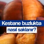 kestane buzlukta dondurucuda nasil saklanir en pratik yontem