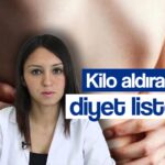 kilo aldirici diyet diyetisyen ayse tugba sengelden 5 kilo aldiran diyet listesi