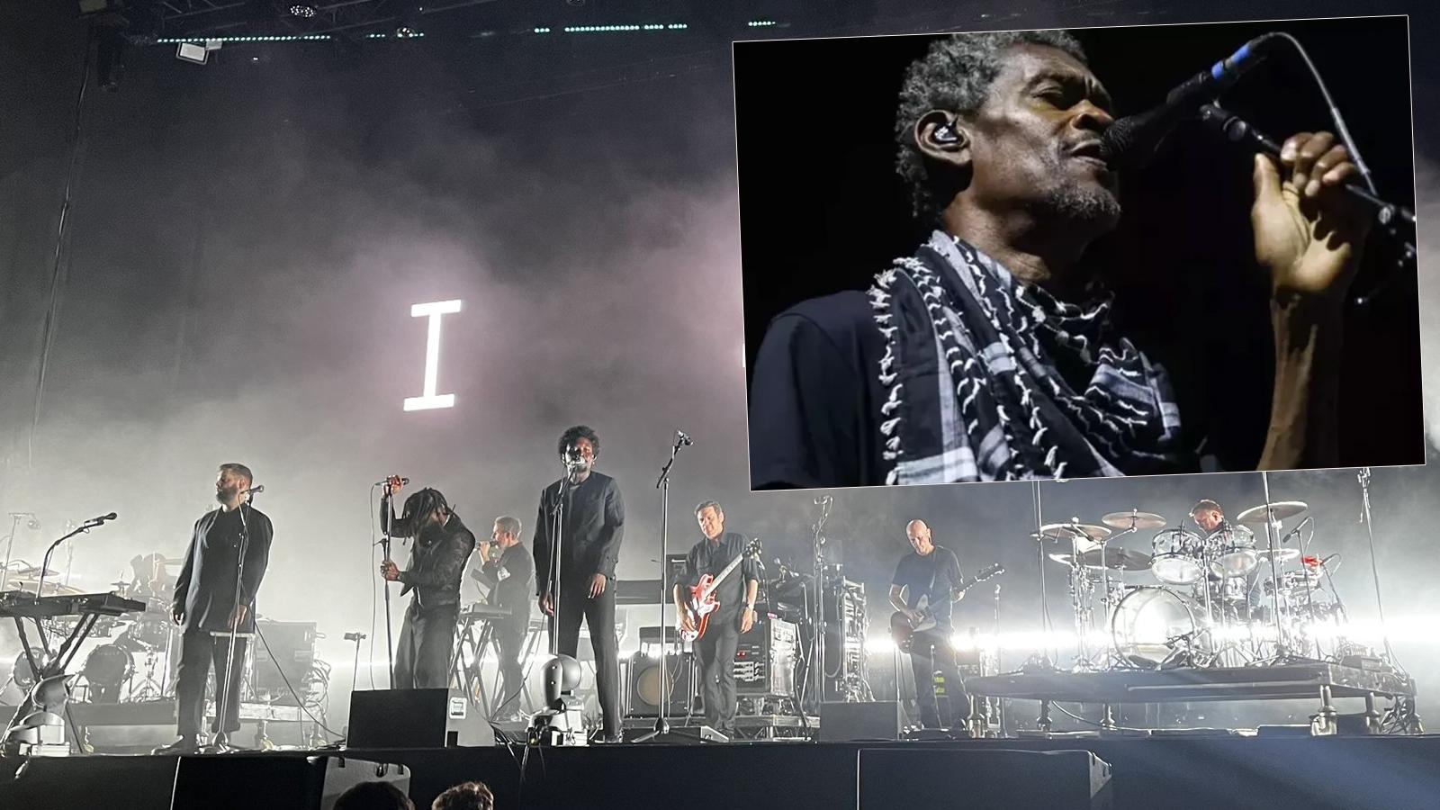 massive attack istanbul konserinde gazze mesaji derhal ateskes