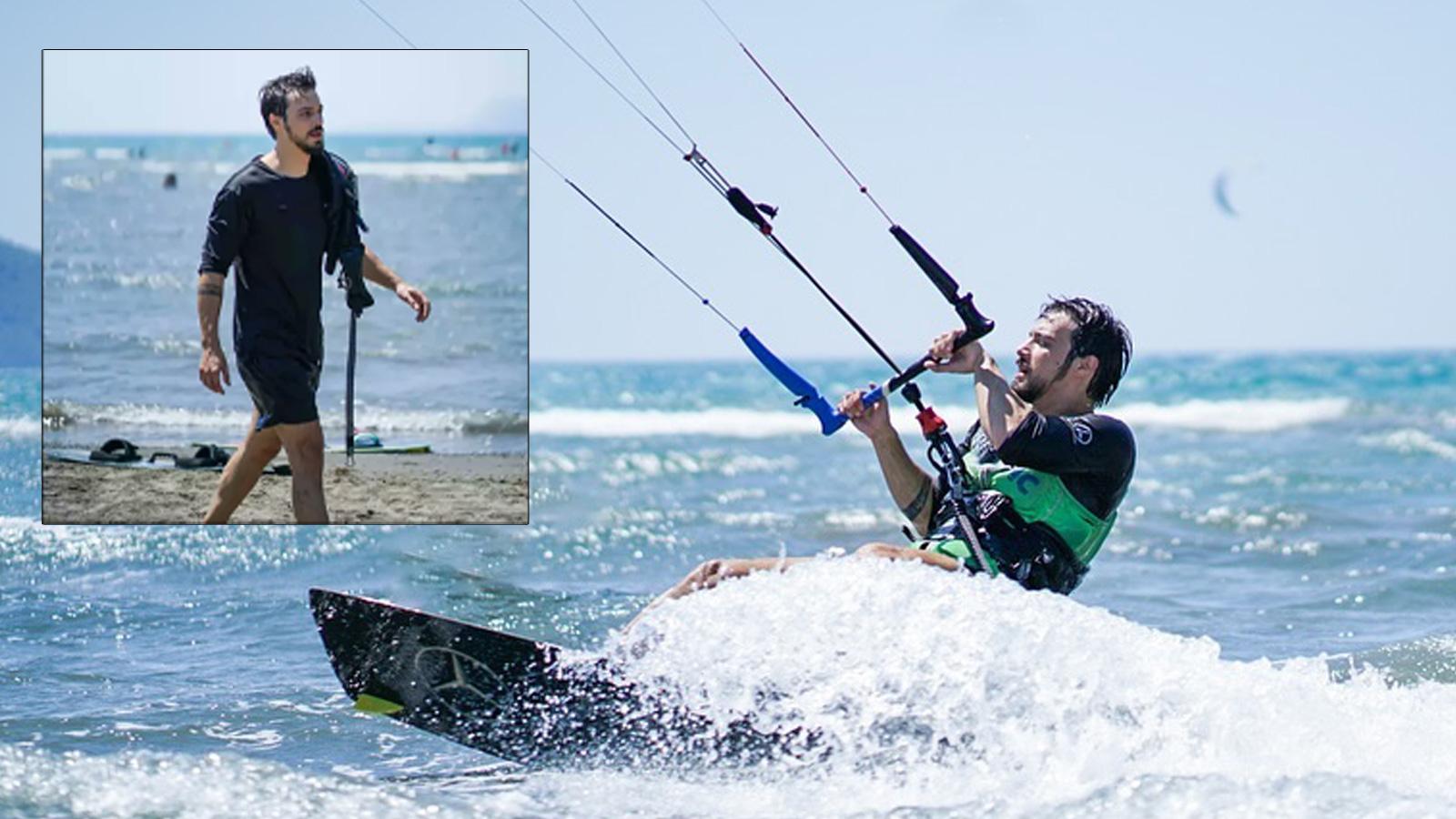 mert yazicioglu nun tatili tam gaz devam ediyor akyaka da kitesurf yapti sosyal medyayi salladi