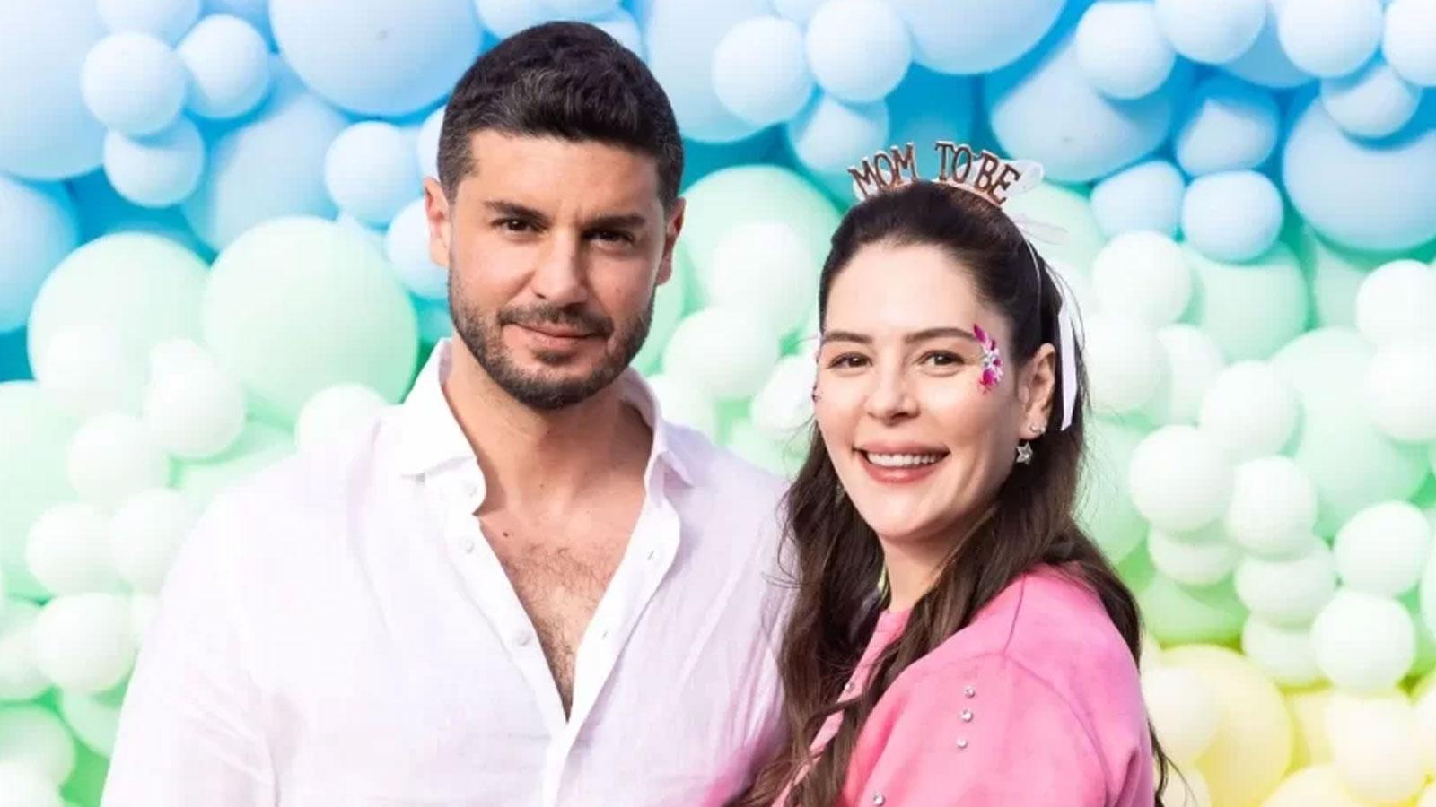 mutluluktan ucuyorlar yildiz cagri atiksoy ve berk oktay ciftinden baby shower partisi