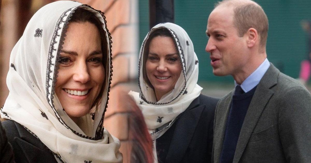 prenses kate middleton dan depremzedelere ziyaret