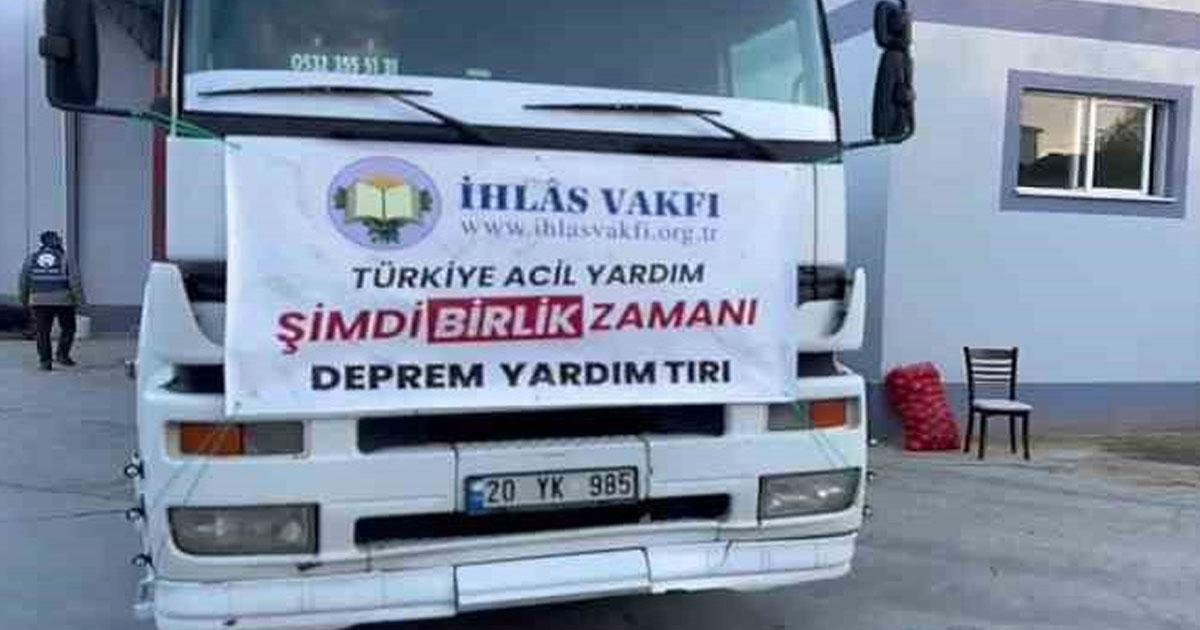 simdi birlik zamani ihlas vakfina deprem bagisi nasil yapilir