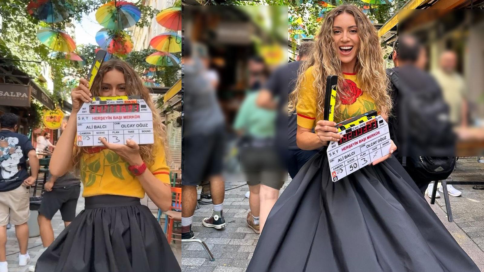 sinem kobal yeni sinema filminin hazirliklarina basladi instagram dan ilk paylasimiyla gundemde