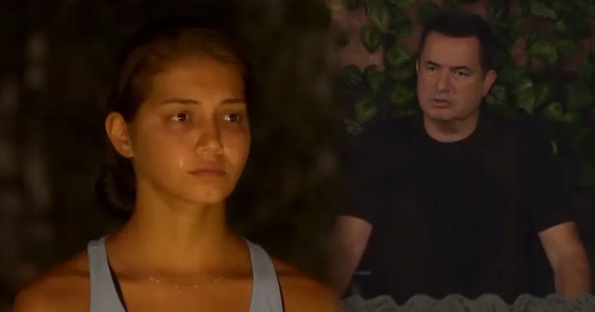 survivor 2023 ten merve diskalifiye edildi acun ilicali sozleriyle geceye damga vurdu survivor da bunu yapani gormedim