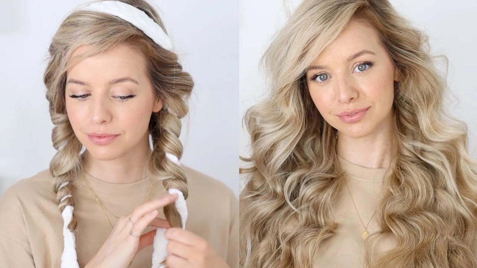 tiktok ta yukselen trend heatless curls nedir nasil yapilir