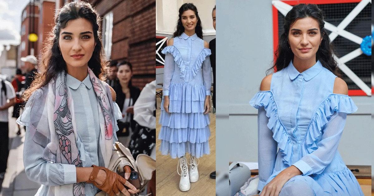 tuba buyukustun londra moda haftasi na katildi