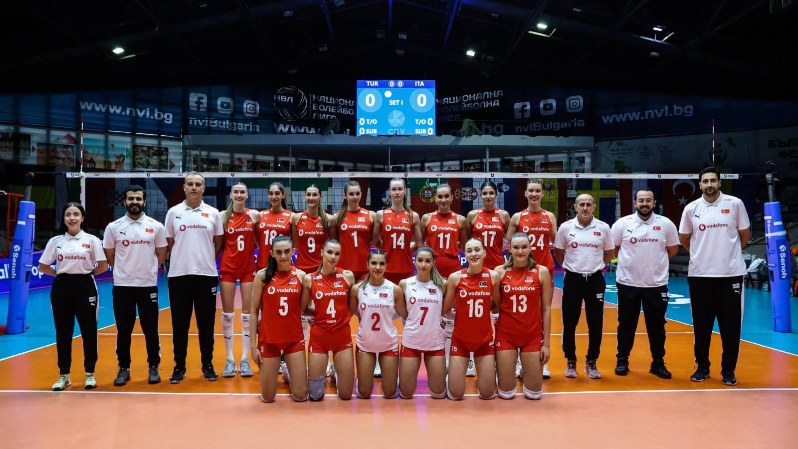 u20 kadin milli voleybol takimi namaglup avrupa sampiyonu