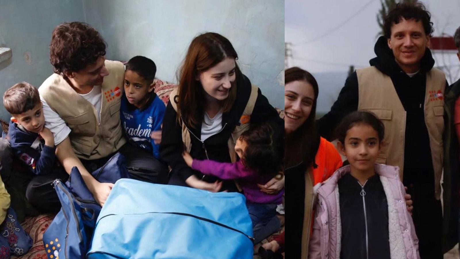 unfpa iyi niyet elcileri hazal kaya ile edis deprem bolgesinde