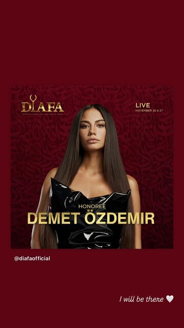 Demet Özdemir Dubai'de ödül alacak