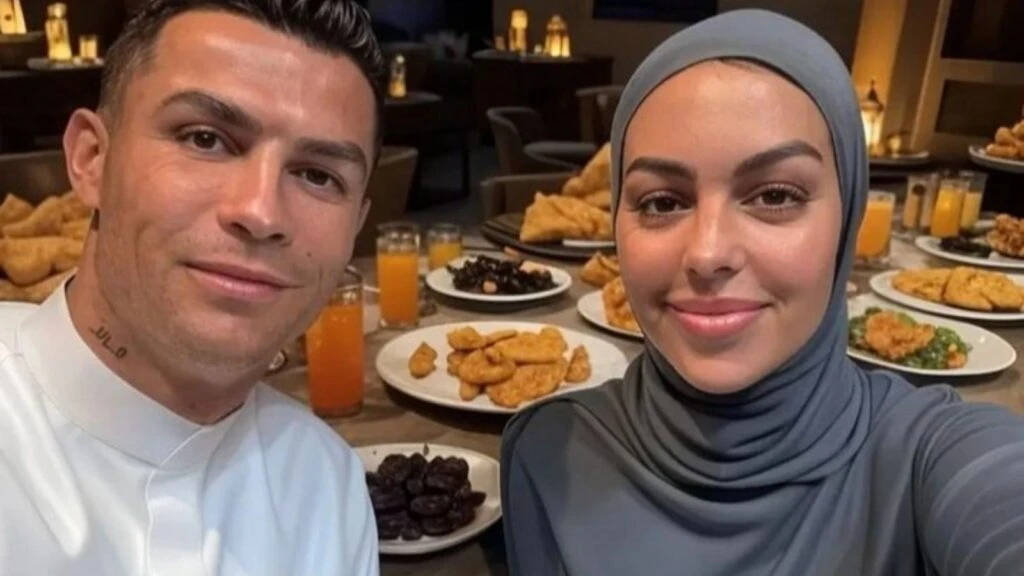 Cristiano Ronaldo ve Georgina Rodríguez çifti ramazanı böyle karşıladı! 