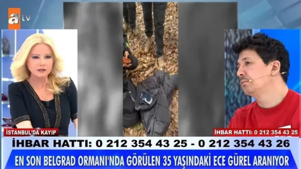 Belgrad ormanında kaybolan Ece Gürel’in ailesi Müge Anlı’da! 