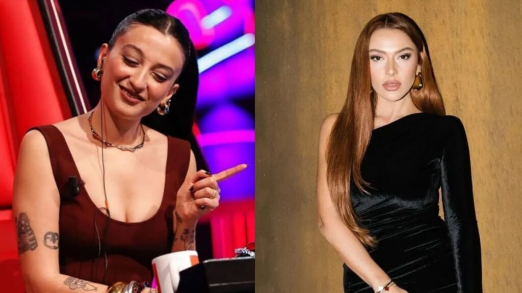 Hadise’den Melike Şahin ile birlikte kulis pozları!