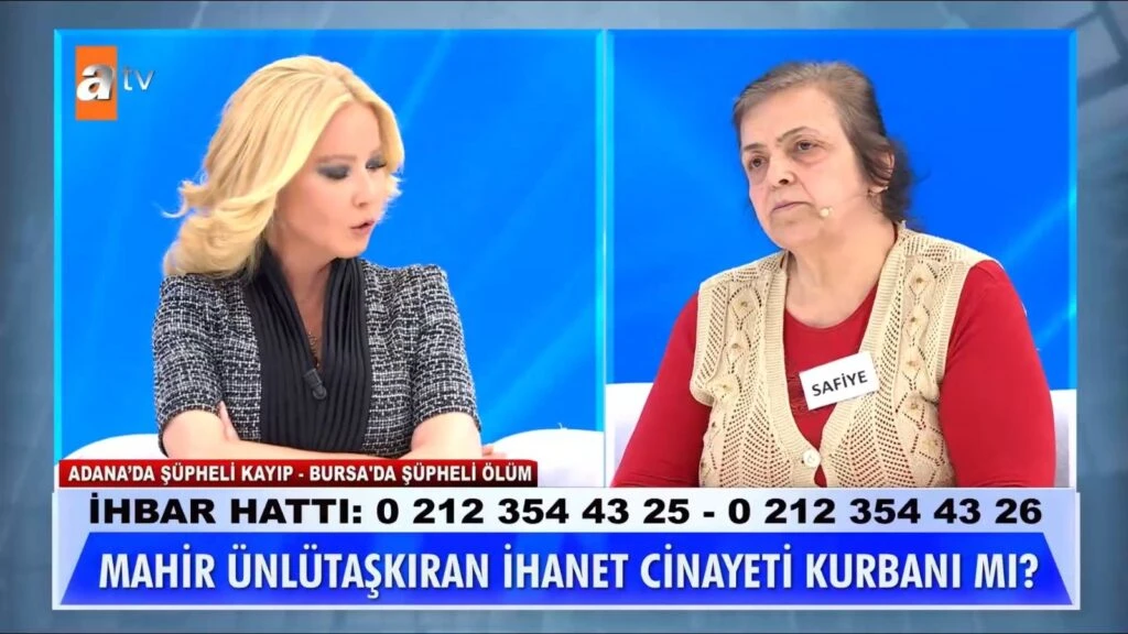 Mahir Ünlütaşkıran kaybının kilit ismi anne Safiye Ünlütaşkıran stüdyodan kaçtı!