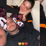 Mauro Icardi sevgilisi China Suarez ile sarı kırmızlı aşk pozları!