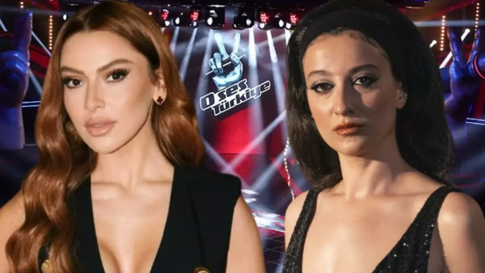 O Ses Turkiye Hadise ve Melike Sahin arasindaki atisma gundem oldu Birbirlerini fena tiye aldilar