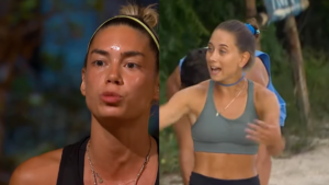 Survivor 2025 Aleyna Meryem birbirine girdi Nagihanin tirnagi bile olamazsin