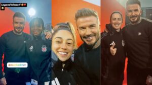 david beckham ve beşiktaş kadın futbol takımı