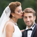 ebru sanci ve futbolcu esi alpaslan ozturk evliliklerini seyyar pilavcida kutladi fotograflar olay oldu