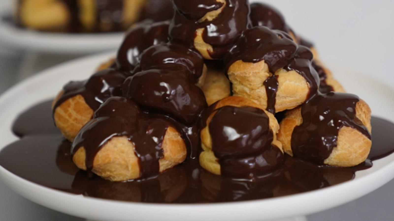 evde kolay profiterol tarifi hem pratik hem de cok lezzetli