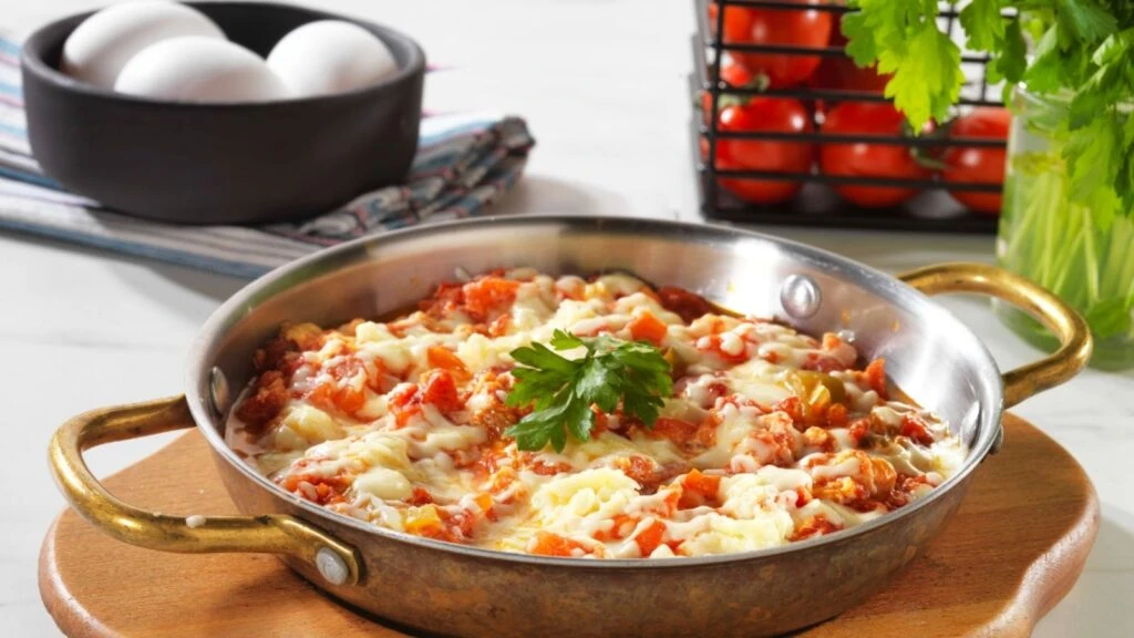 kaşarlı menemen