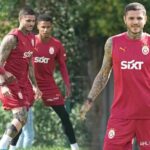 mauro icardi kendine geldi ayaginin tozuyla derbi oncesi antrenmana cikti