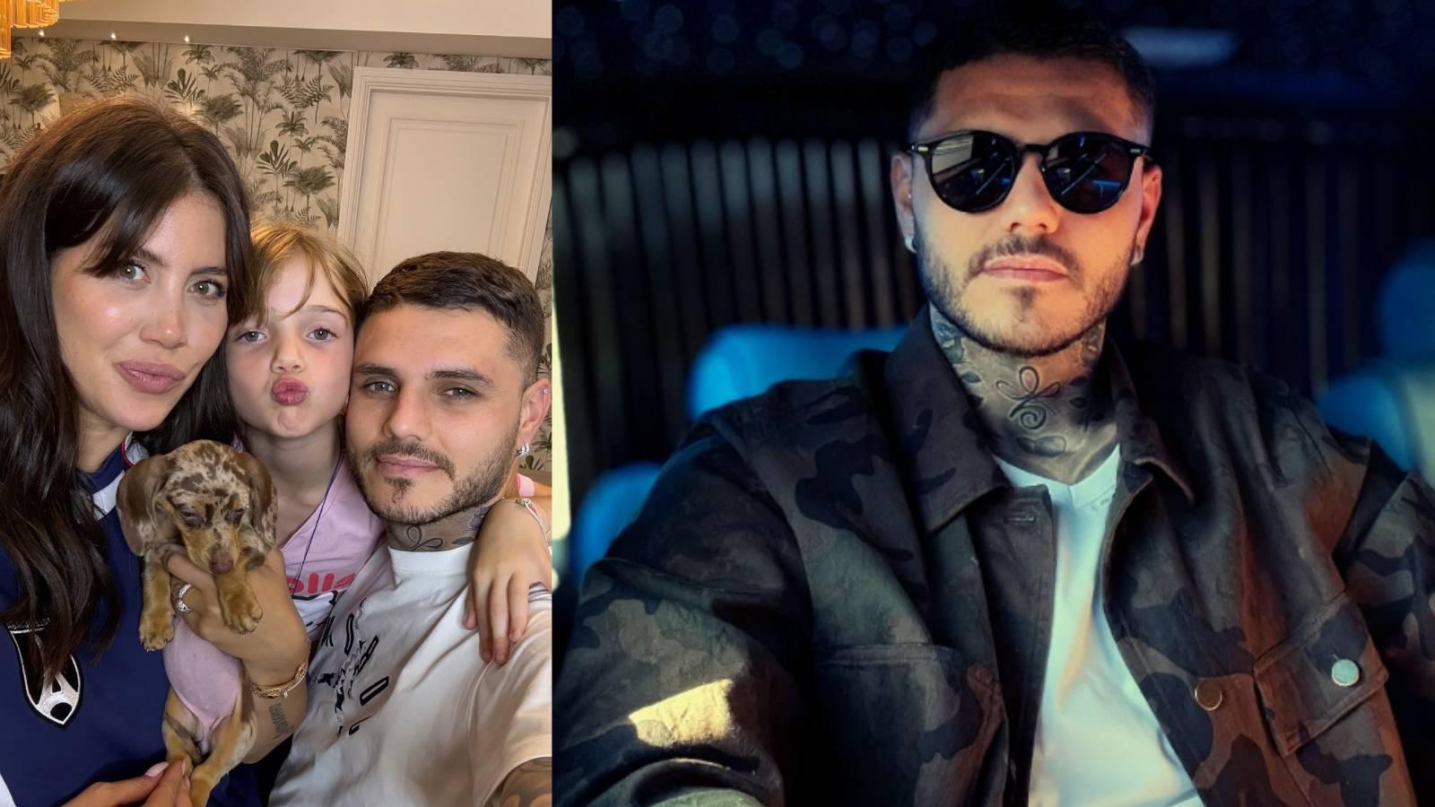 mauro icardi nin ayaklari yere basmiyor wanda nara ile paylasimina dustugu not kafalari karistirdi