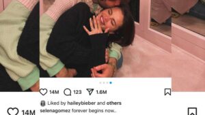 selena gomez fotografını hailey bieber beğendi