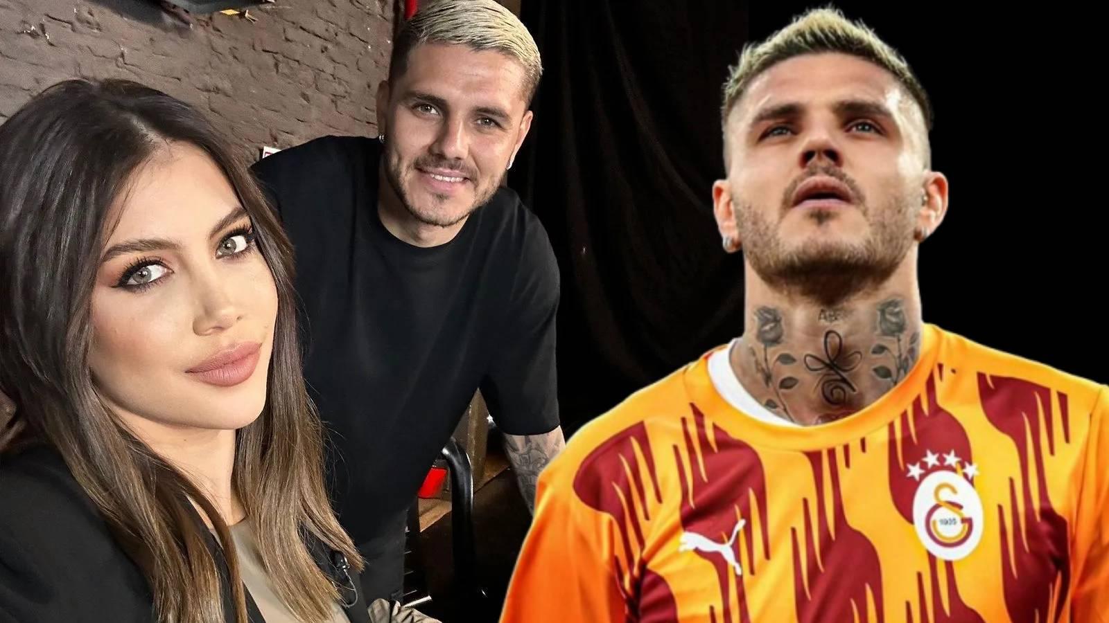 wanda nara mauro icardi nin kariyerini bitirdi galatasaray taraftarindan dusen performansa tepki